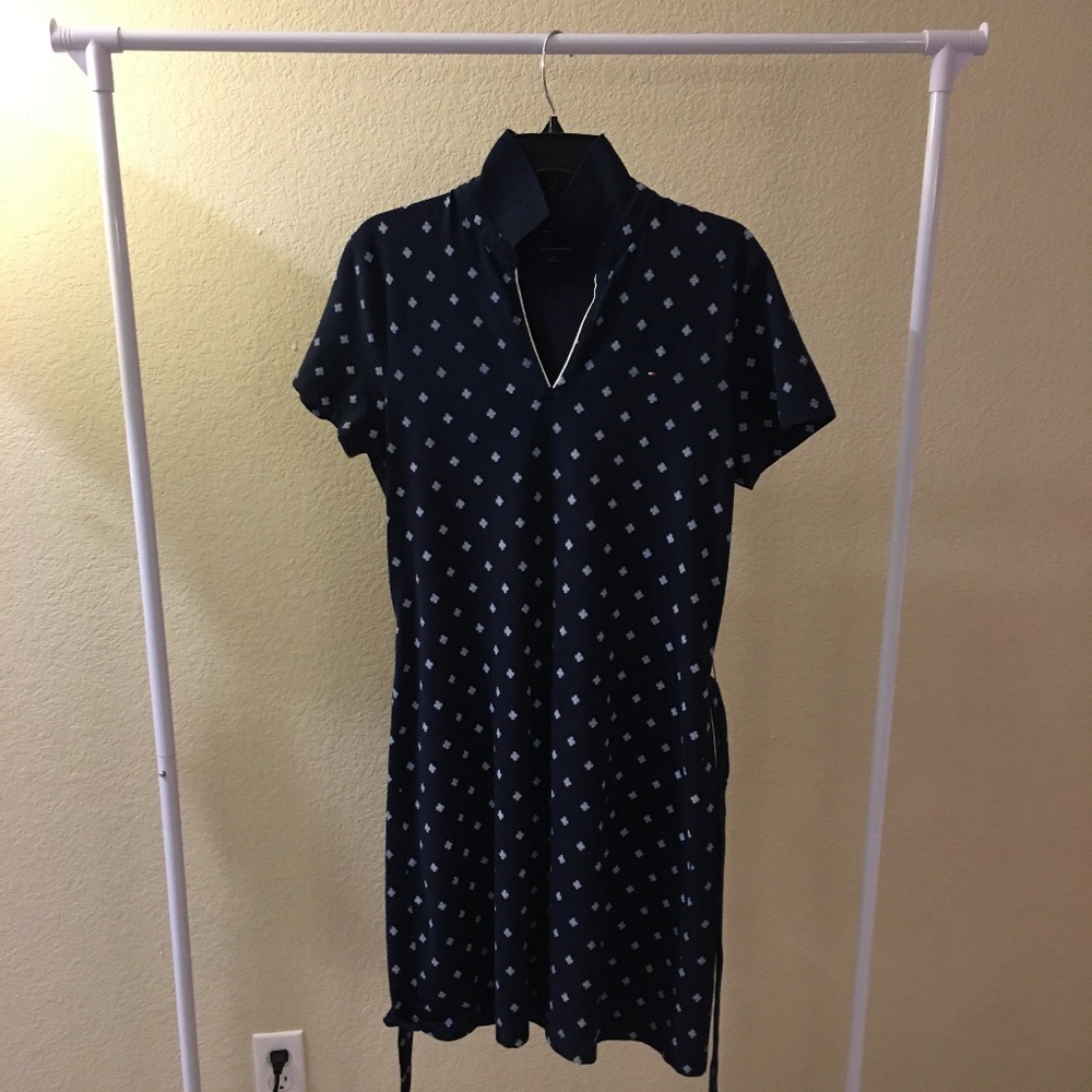 Tommy Hilfiger Polo-Shirt dress Large Macys